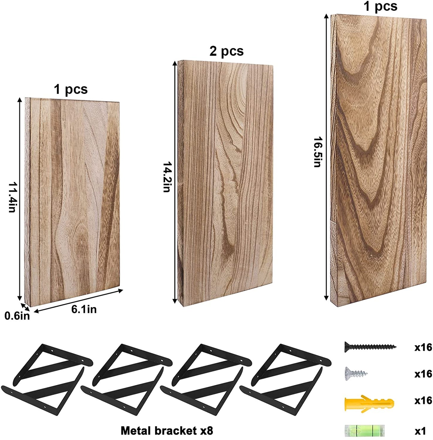 Estantes Flotantes Madera Rústica Para Decorar El Baño Sala De Estar Y Plantas