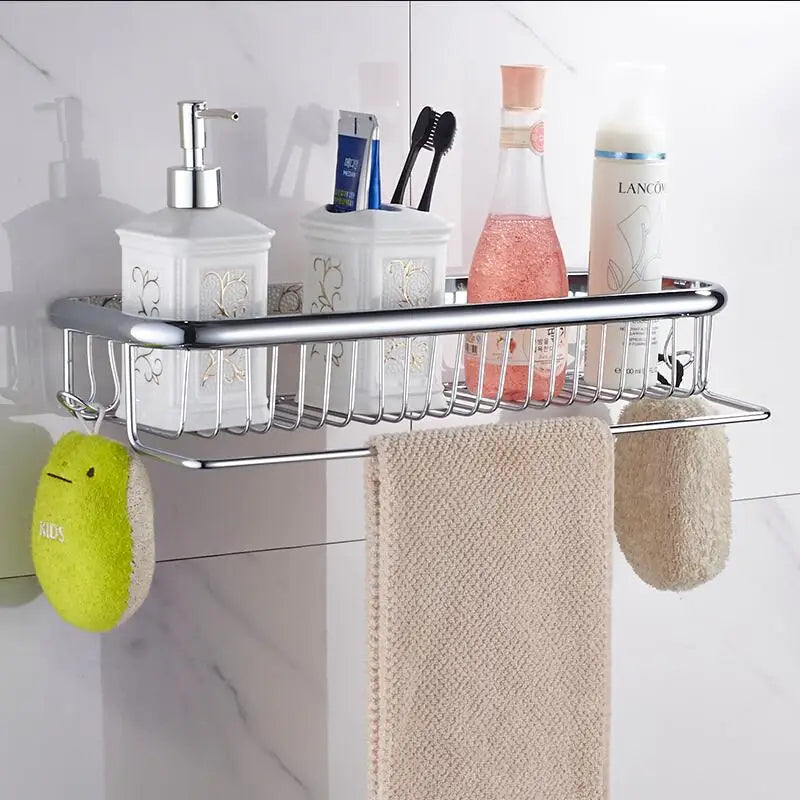 Gold Bathroom Shelf Total Brass Soap Holder 30Cm/45Cm Bathroom Shelves Bathroom Shampoo Holder Basket Bathroom Holder