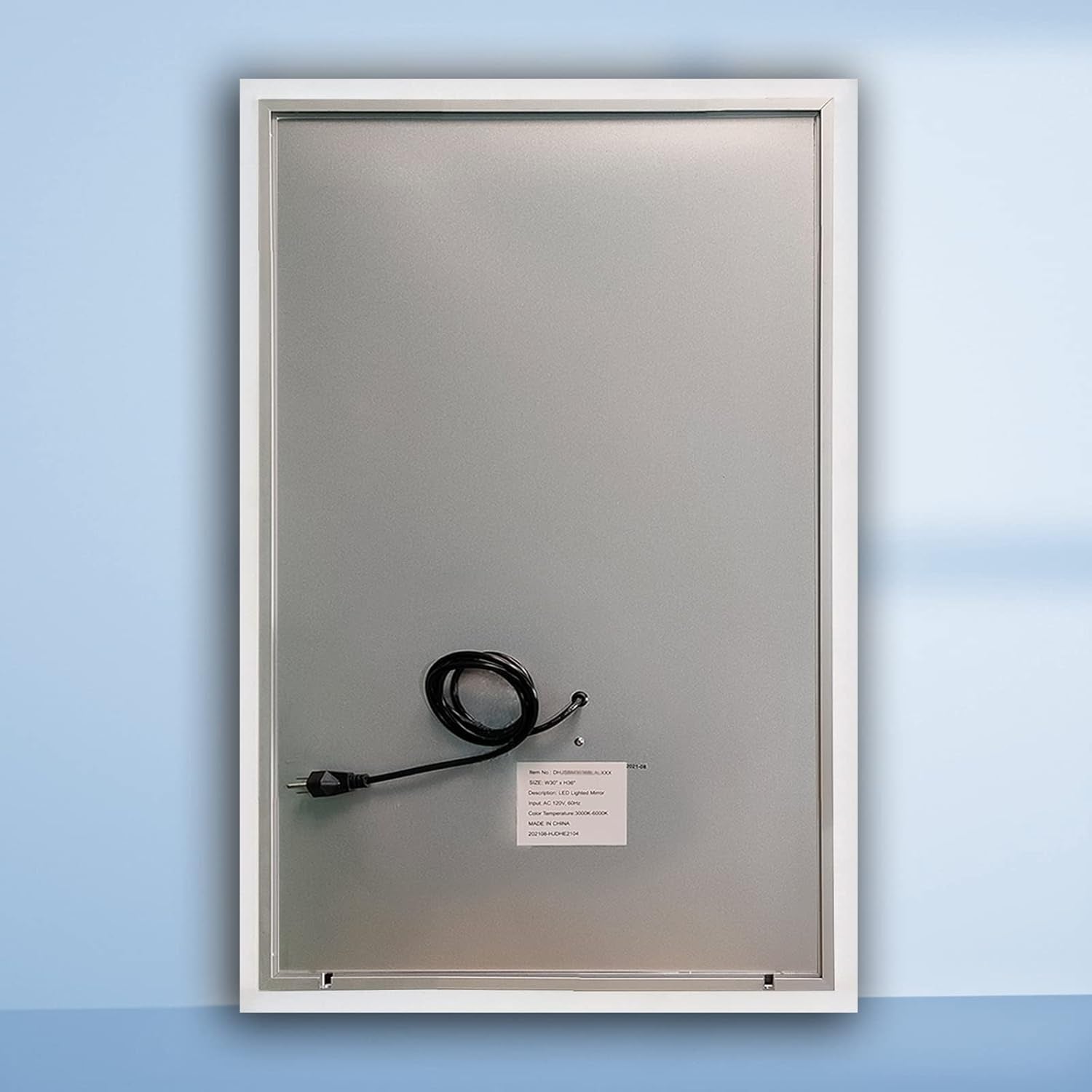 LED Bathroom Vanity Mirror, 32 X 24 Inch, anti Fog, Night Light, Time,Temperature,Dimmable,Color Temper 3000K-6400K,90+ Cri,Vertical Wall Mounted Only (24X36)