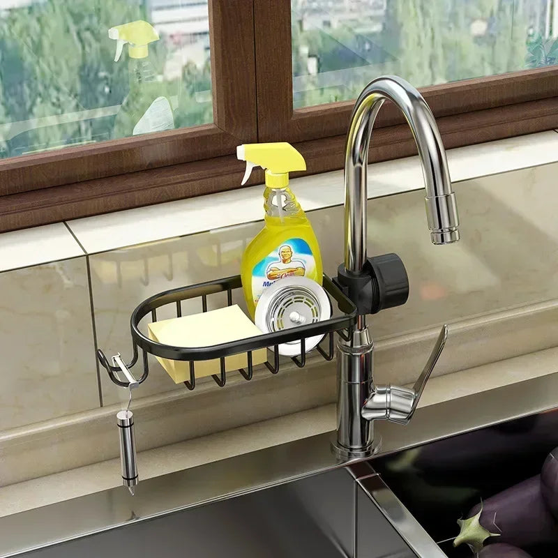 Bathroom Faucet Storage Rack Shower Soap Holder Bathroom Organization Shower Shelves Bathroom Accessories