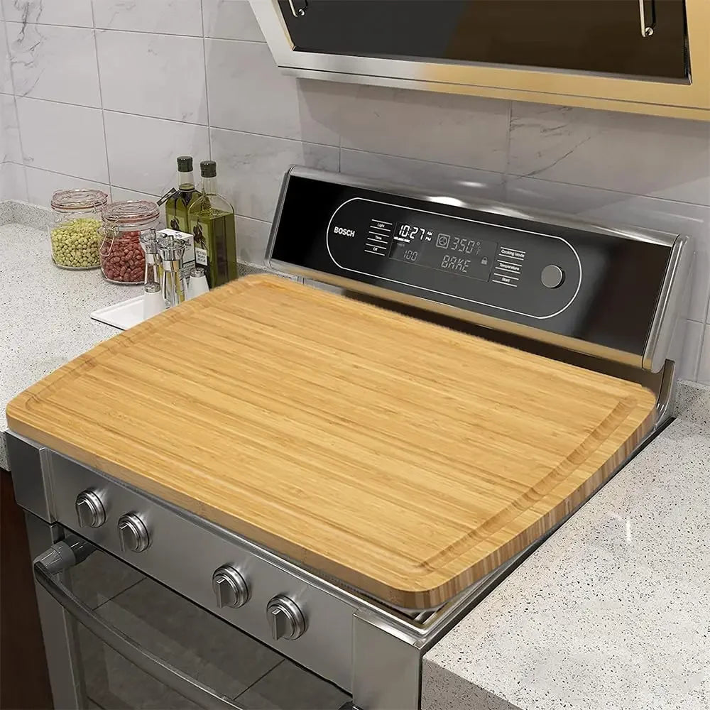Best Seller Cutting Board and Noodle Board for Kitchen, Wooden Kitchen Sink Cover for Counter Space & Decorative Tray