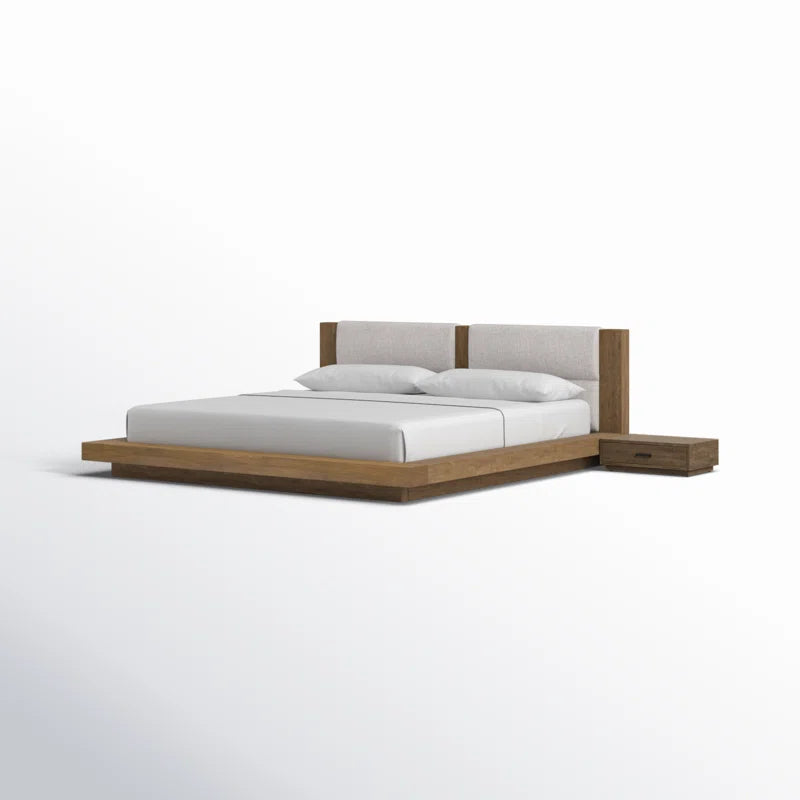 Boushra Solid Wood 3 Piece Bedroom Set