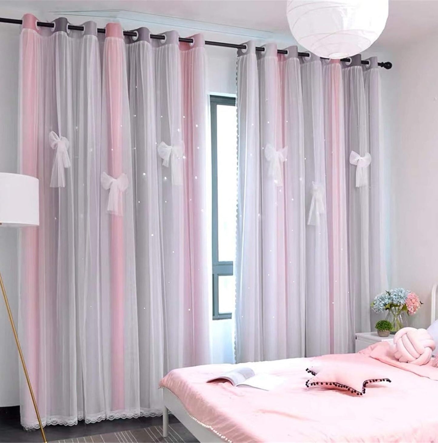 Cortinas De Unicornio Para Cuarto Nina Paneles Decoracion Cuarto Niiñas Decora