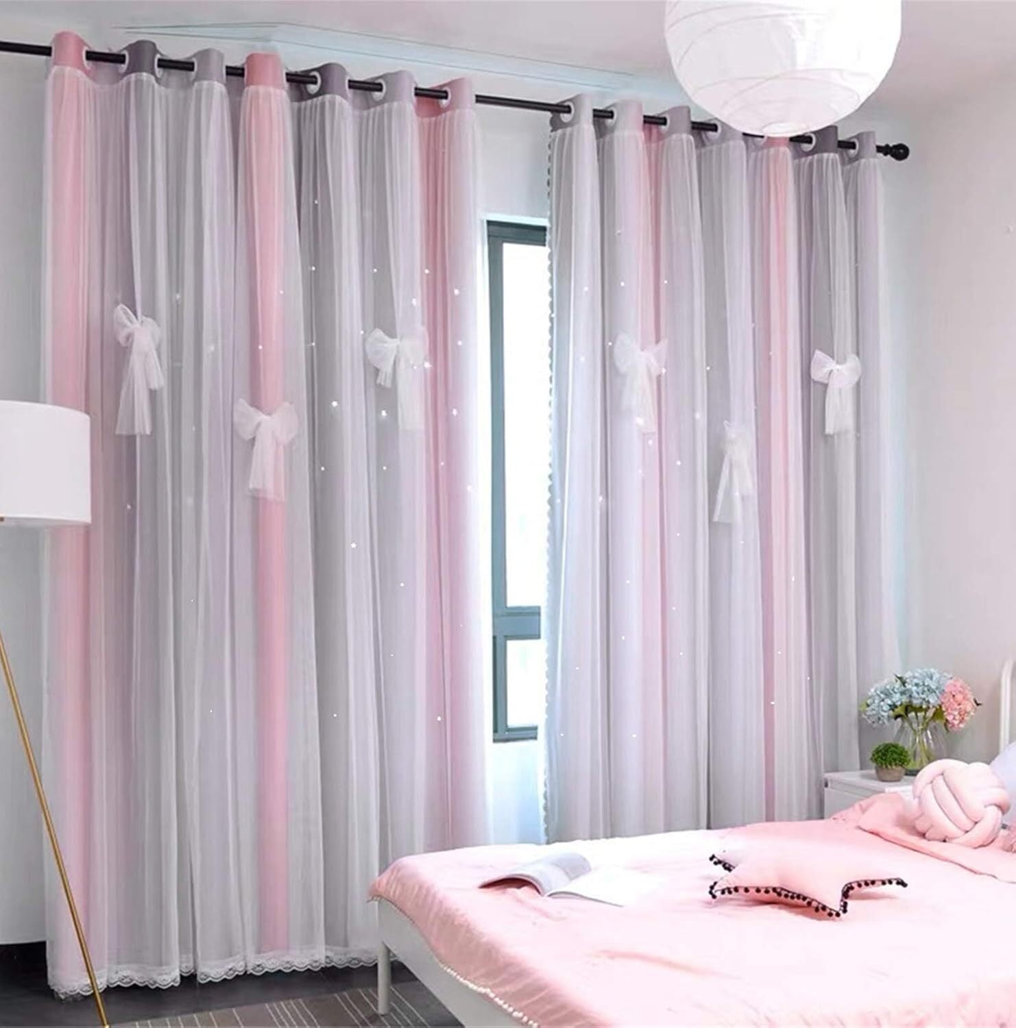 Cortinas De Unicornio Para Cuarto Nina Paneles Decoracion Cuarto Niiñas Decora