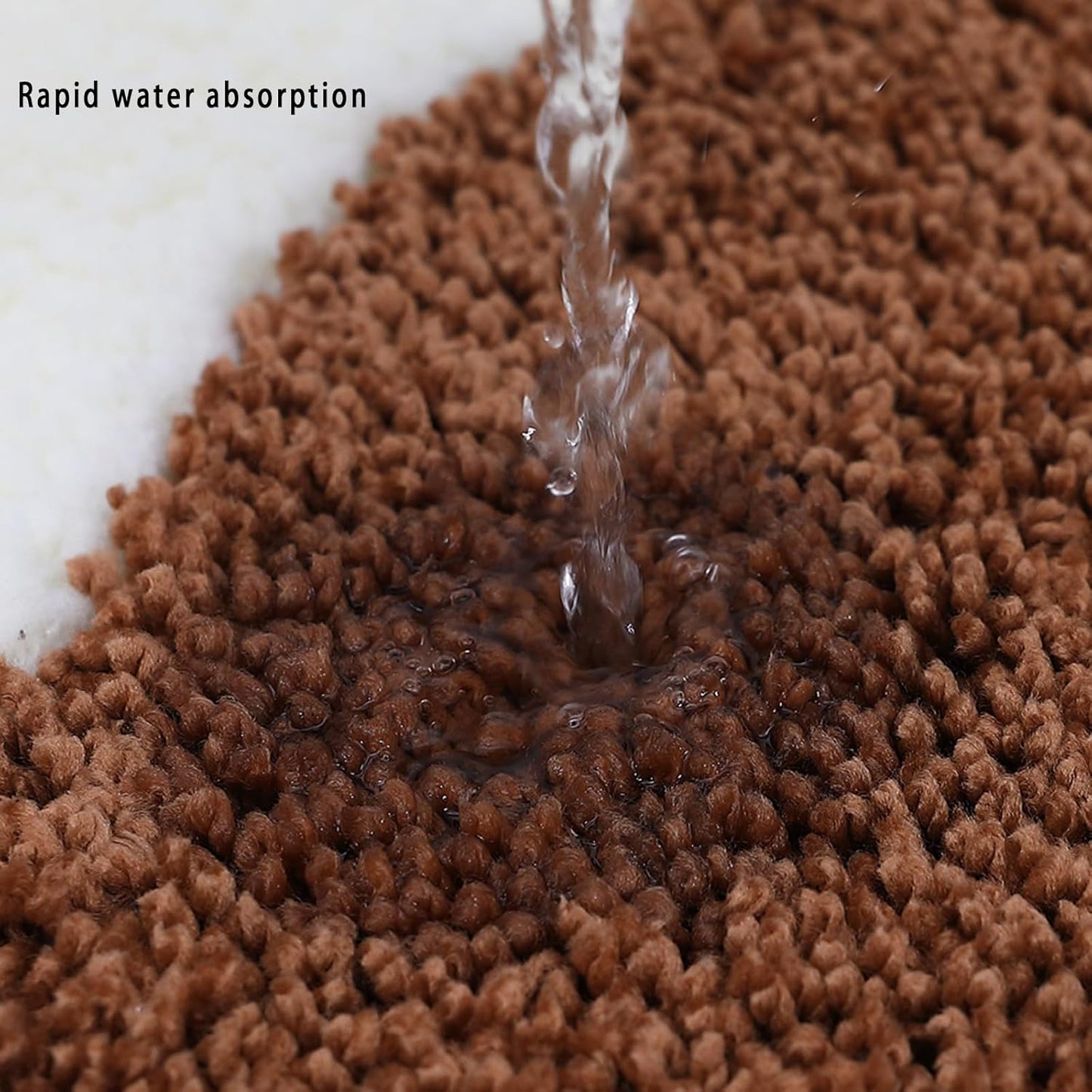 Bathroom Rugs Water Absorbent Non-Slip Mat Used in Bathroom, Shower, Room, Etc.Soft Microfiber Machine Washable Bath Mat (Purple, 23X35'')