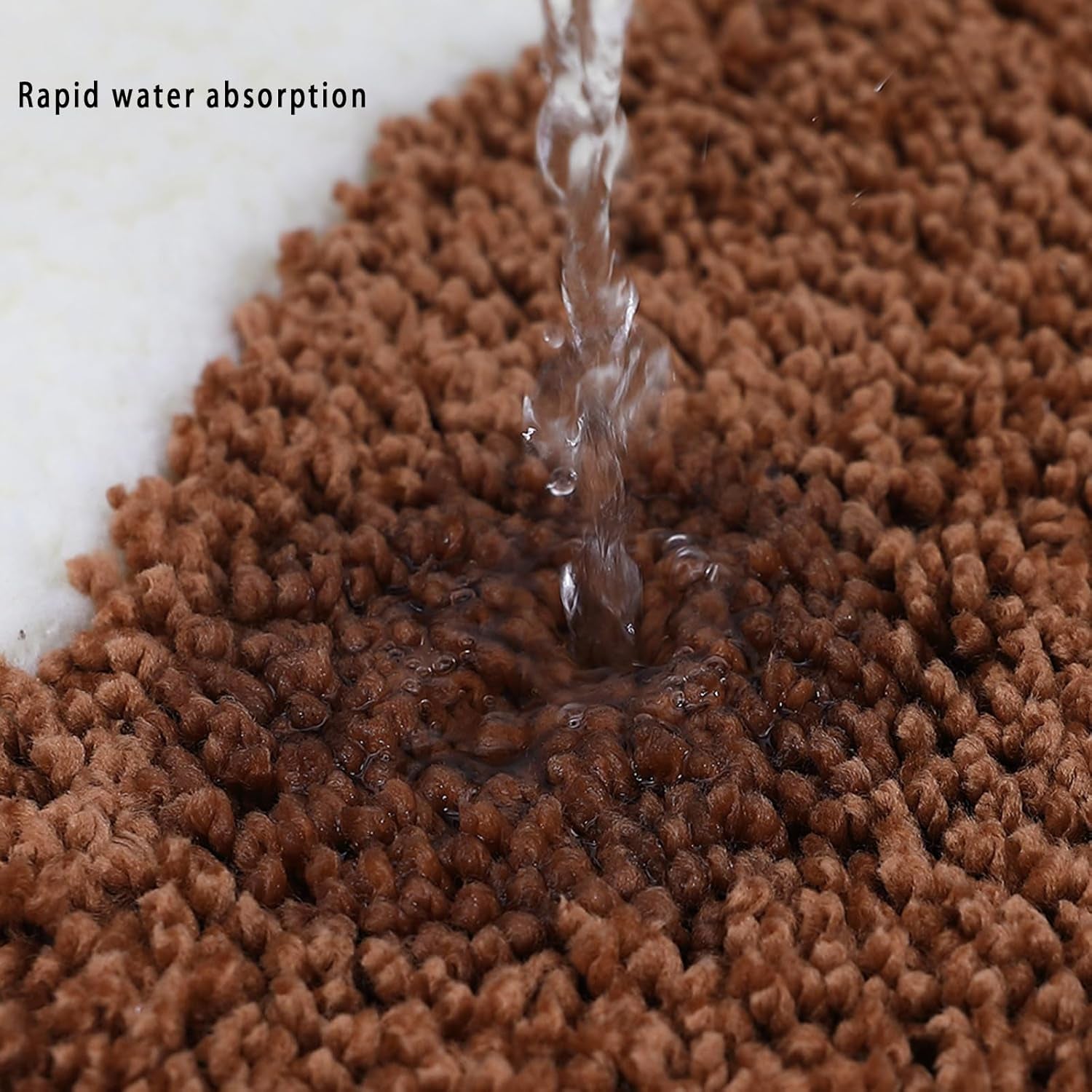 Bathroom Rugs Water Absorbent Non-Slip Mat Used in Bathroom, Shower, Room, Etc.Soft Microfiber Machine Washable Bath Mat (Purple, 23X35'')
