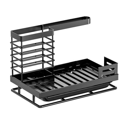 Dish Drying Rack with Drainboard Kitchen Rack Holder Rustproof Kitchen Drain Shelf for Kitchen Counter