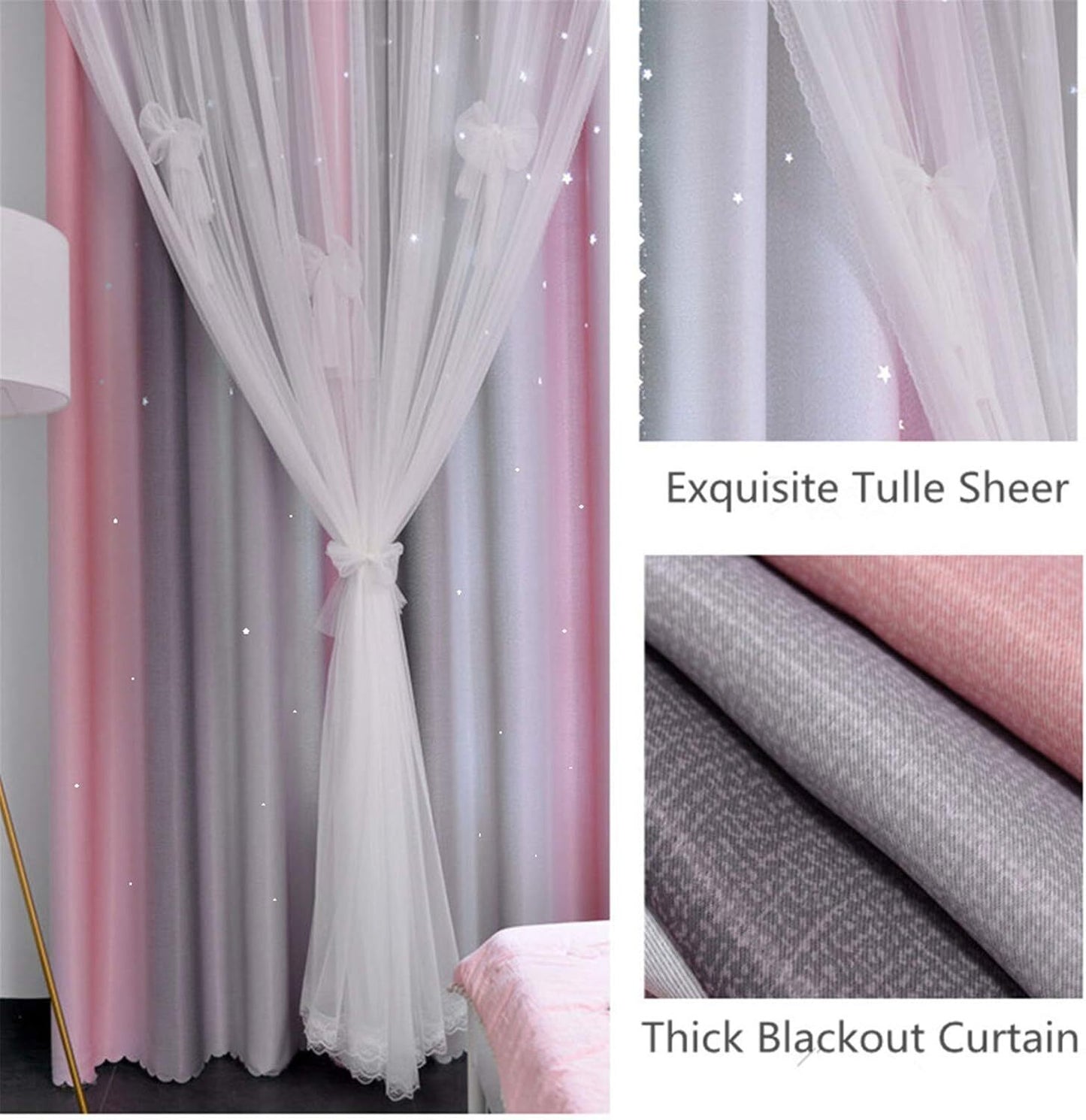 Cortinas De Unicornio Para Cuarto Nina Paneles Decoracion Cuarto Niiñas Decora