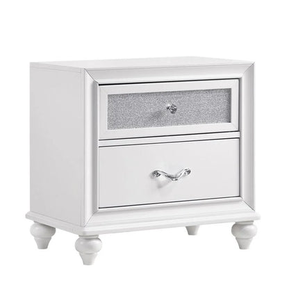 Barzini Upholstered Tufted Bedroom Set White