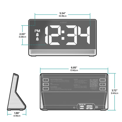 Digital Color Changing Deep Sleep Alarm Clock