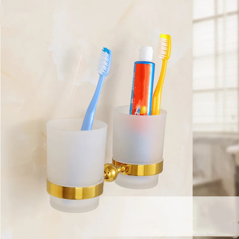 Gold Bathroom Accessories Bath Brass Bathroom Soap Dish Set Toilet Life Bathroom Rack Paper Holder Bathroom Appliance