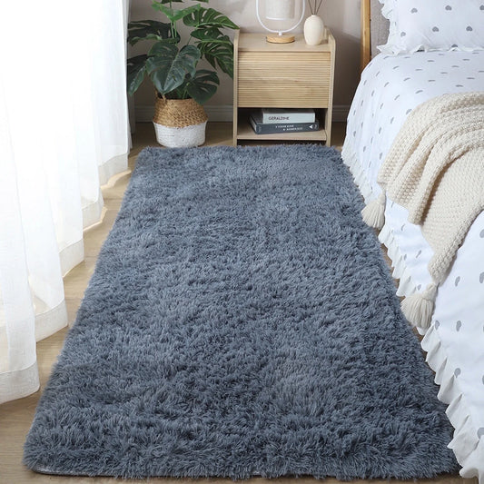 Ultra Soft Shaggy Area Rugs for Bedroom Living Room Plush Carpet Floor Mat Indoor Plush Fluffy Area Rugs for Home Decor,5.2'X2.6'