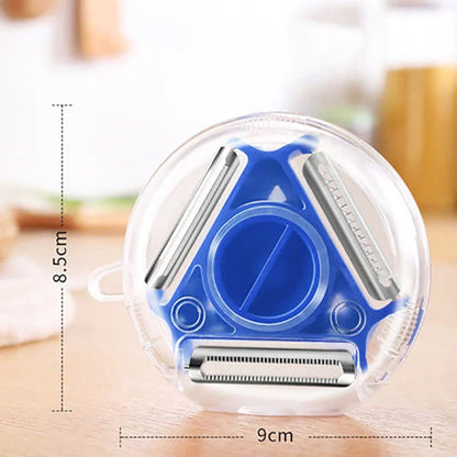 1-2Pcs 3In1 Kitchen Convenience Vegetable Peeler Carrot Grater Fruit Cutter Hredding Tool Kitchen Gadgets Set Kitchen Supplies