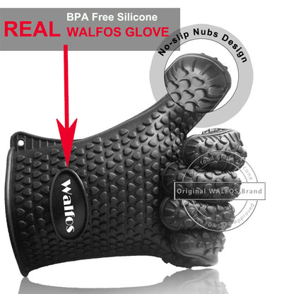 Silicone Oven Kitchen Glove Heat Resistant Thick Cooking BBQ Grill Glove Oven Mitts Kitchen Gadgets Kitchen Accessories