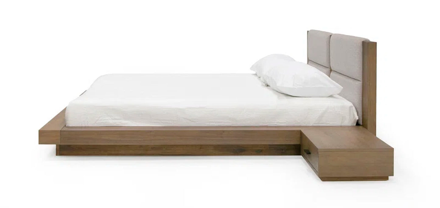 Boushra Solid Wood 3 Piece Bedroom Set