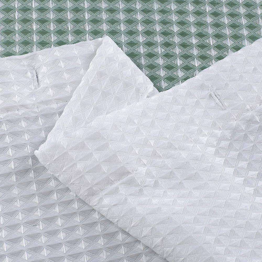 Ombre 72 In. Spa Waffle Weave Fabric Shower Curtain