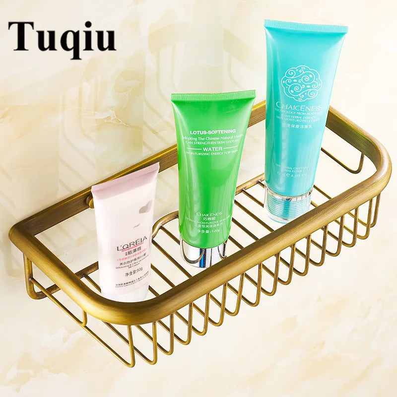 Gold Bathroom Shelf Total Brass Soap Holder 30Cm/45Cm Bathroom Shelves Bathroom Shampoo Holder Basket Bathroom Holder