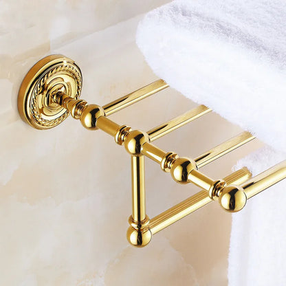 Gold Bathroom Accessories Bath Brass Bathroom Soap Dish Set Toilet Life Bathroom Rack Paper Holder Bathroom Appliance