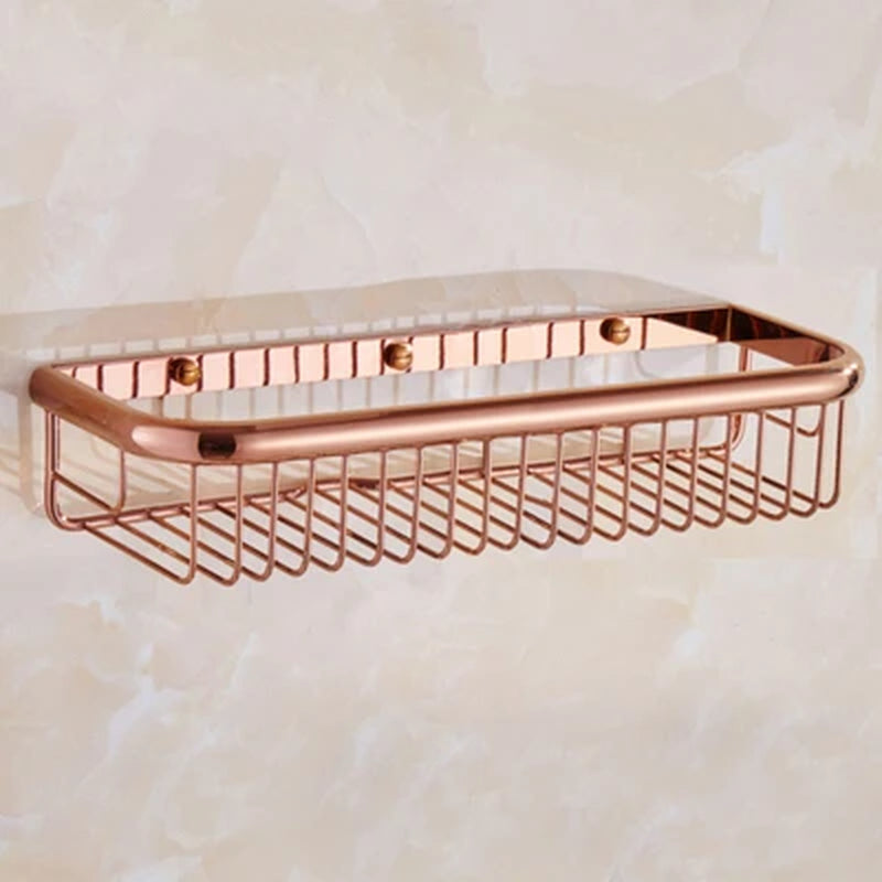 Gold Bathroom Shelf Total Brass Soap Holder 30Cm/45Cm Bathroom Shelves Bathroom Shampoo Holder Basket Bathroom Holder
