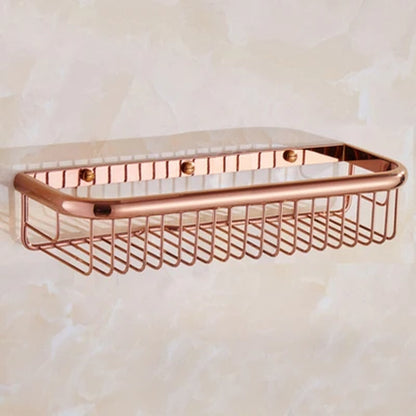Gold Bathroom Shelf Total Brass Soap Holder 30Cm/45Cm Bathroom Shelves Bathroom Shampoo Holder Basket Bathroom Holder