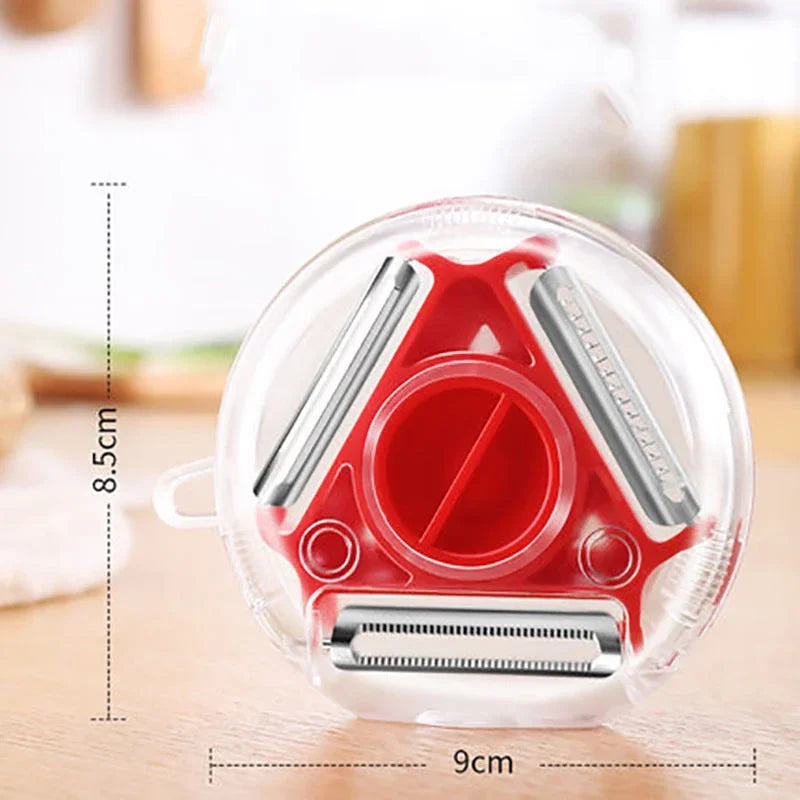 1-2Pcs 3In1 Kitchen Convenience Vegetable Peeler Carrot Grater Fruit Cutter Hredding Tool Kitchen Gadgets Set Kitchen Supplies