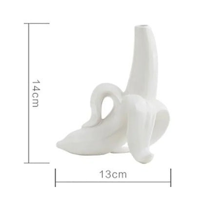 Nordic Art Ceramic Vase Creative Black and White Ceramic Face Vase Decoration Home Decoration Crafts Porcelain Vase Decoration