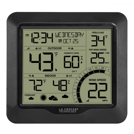 Wind and Weather Station, 1 Each, 327-1417BW