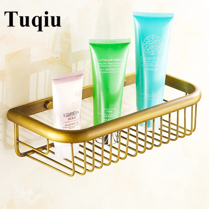 Gold Bathroom Shelf Total Brass Soap Holder 30Cm/45Cm Bathroom Shelves Bathroom Shampoo Holder Basket Bathroom Holder