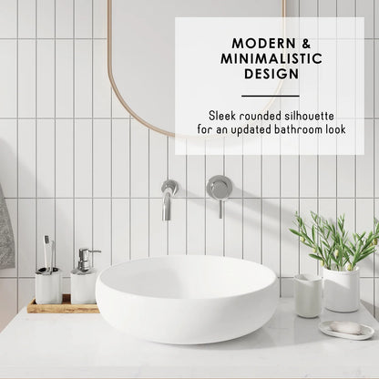 20 Piece Bathroom Accessories Set, White Bathroom Decor Set