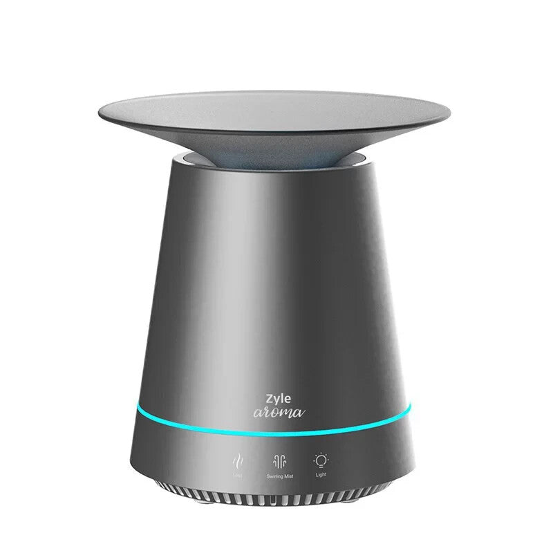 Zyle ZY063WH Gray Ultrasonic Technology Aromatherapy Aroma Scent Diffuser 120 Ml