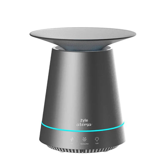 Zyle ZY063WH Gray Ultrasonic Technology Aromatherapy Aroma Scent Diffuser 120 Ml