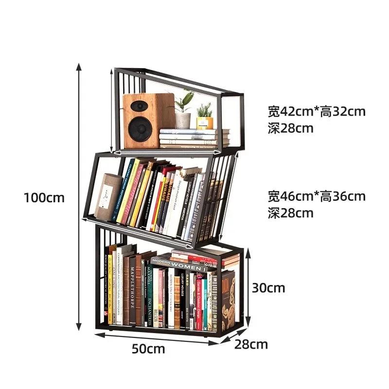 Rotating Bookshelf Storage Book Shelves Magazine Rack Shelf Organizer Aesthetic Children'S Bookcases Estantes Storage Furniture