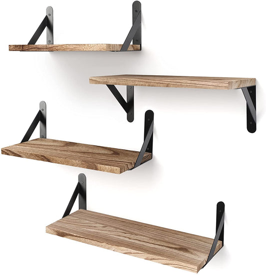 Estantes Flotantes Madera Rústica Para Decorar El Baño Sala De Estar Y Plantas