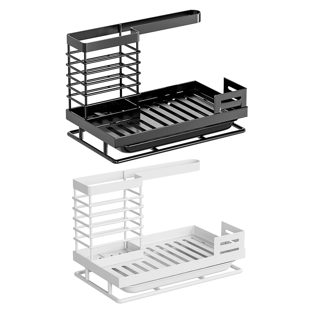 Dish Drying Rack with Drainboard Kitchen Rack Holder Rustproof Kitchen Drain Shelf for Kitchen Counter