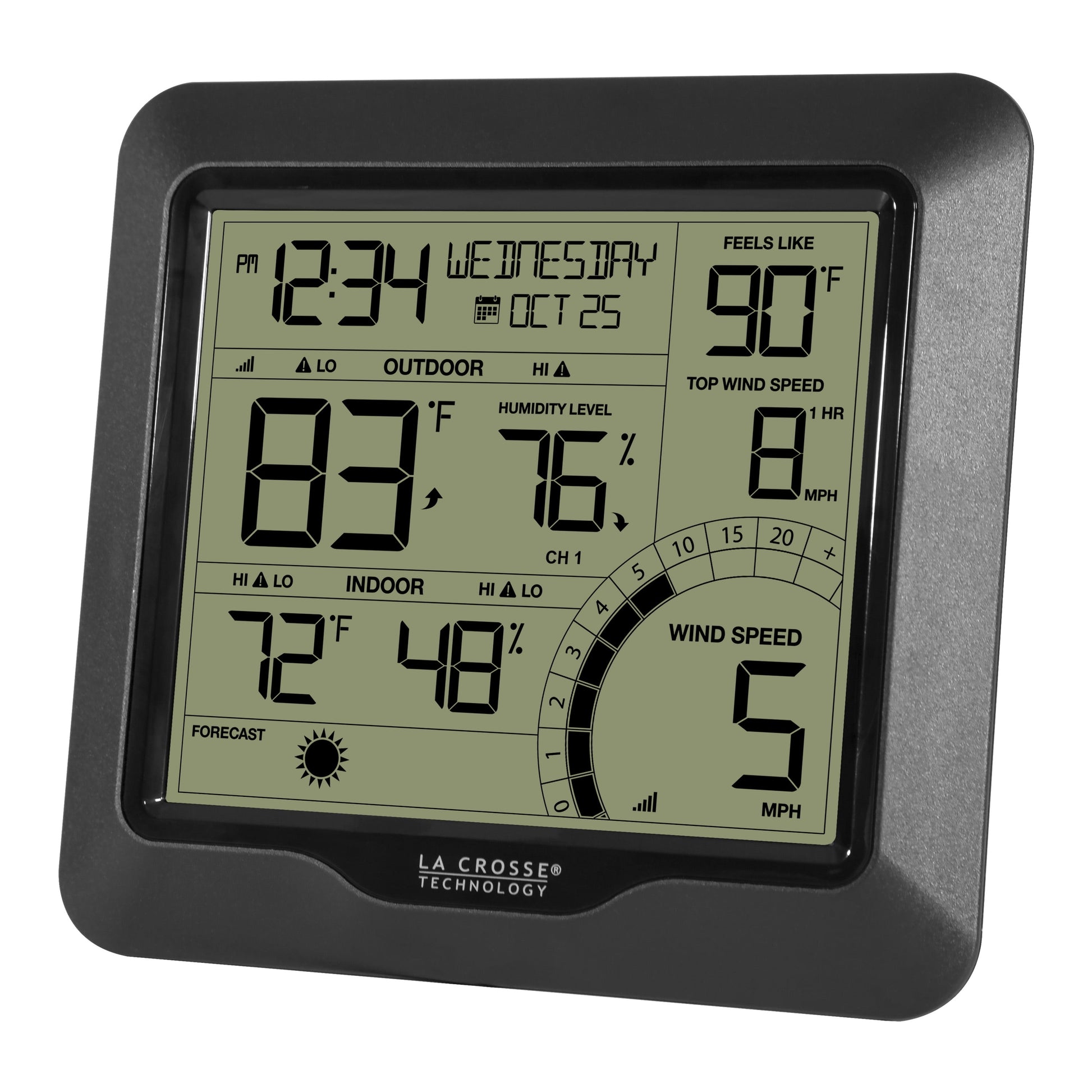 Wind and Weather Station, 1 Each, 327-1417BW