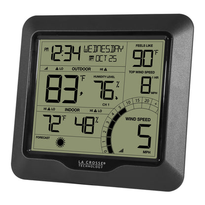 Wind and Weather Station, 1 Each, 327-1417BW