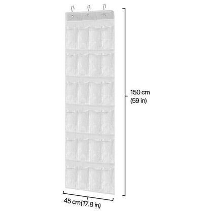Over the Door Shoe Organizer Rack Hanging Storage Holder Hanger Bag Closet 24