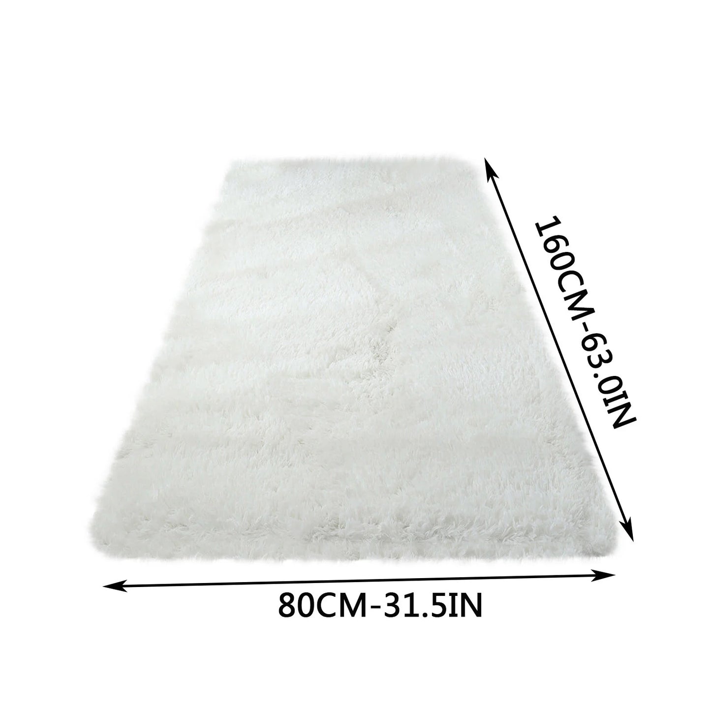 Ultra Soft Shaggy Area Rugs for Bedroom Living Room Plush Carpet Floor Mat Indoor Plush Fluffy Area Rugs for Home Decor,5.2'X2.6'