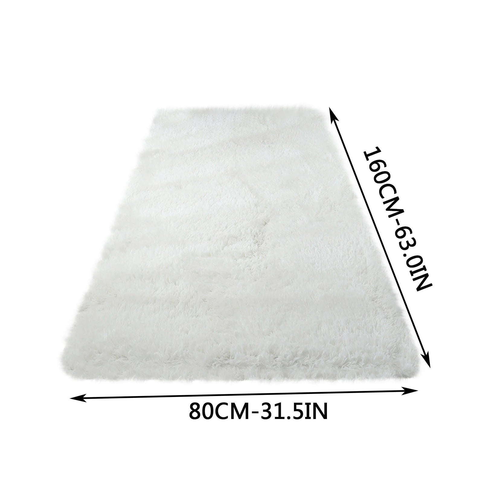 Ultra Soft Shaggy Area Rugs for Bedroom Living Room Plush Carpet Floor Mat Indoor Plush Fluffy Area Rugs for Home Decor,5.2'X2.6'