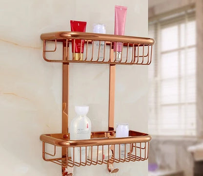 Gold Bathroom Shelf Total Brass Soap Holder 30Cm/45Cm Bathroom Shelves Bathroom Shampoo Holder Basket Bathroom Holder