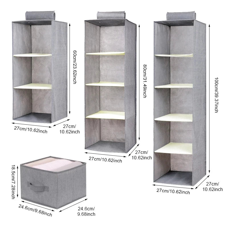 New Creative Household Items Hanging Closet Drawer Underwear Classification Storage Wall Closet Cabinet Finishing Rack