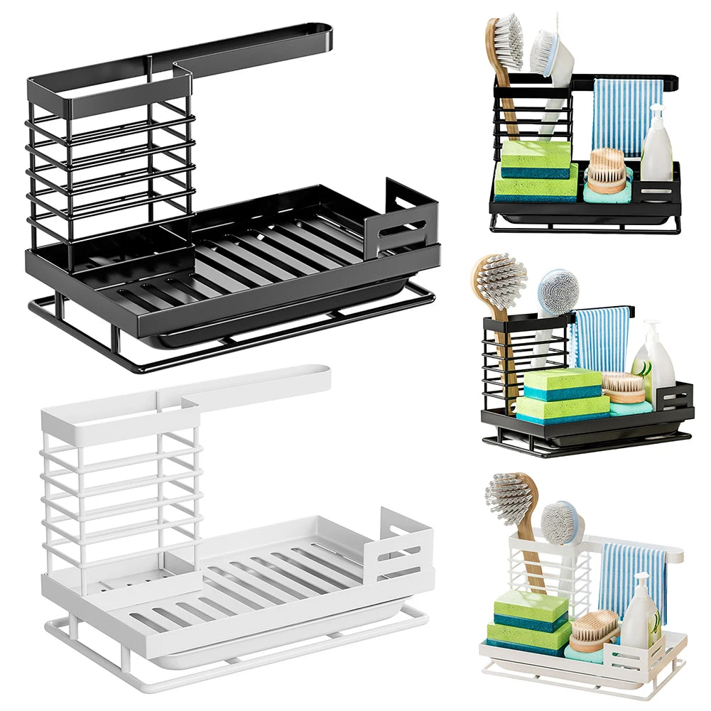 Dish Drying Rack with Drainboard Kitchen Rack Holder Rustproof Kitchen Drain Shelf for Kitchen Counter