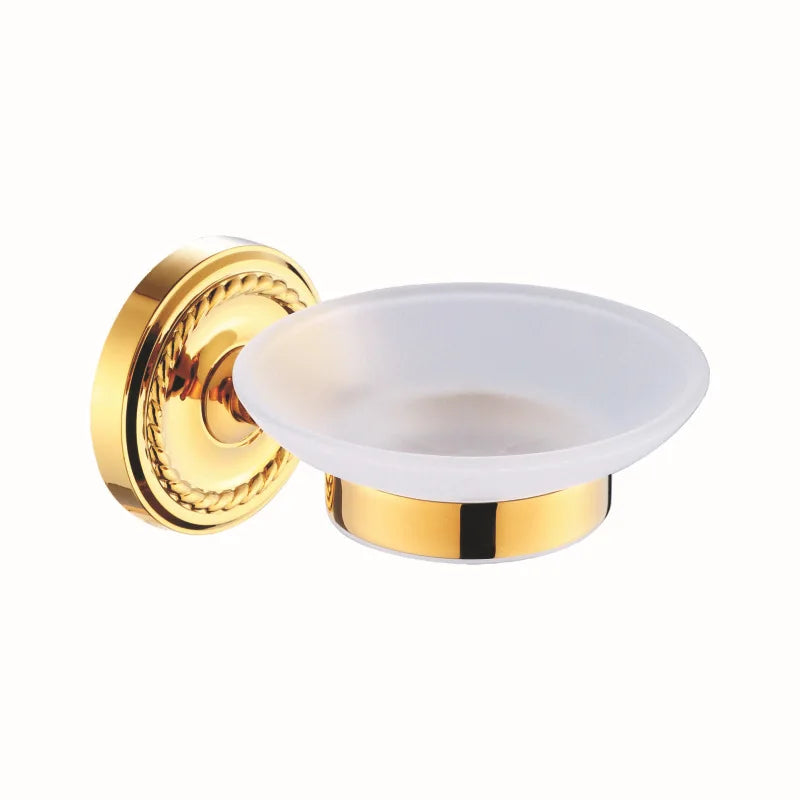 Gold Bathroom Accessories Bath Brass Bathroom Soap Dish Set Toilet Life Bathroom Rack Paper Holder Bathroom Appliance