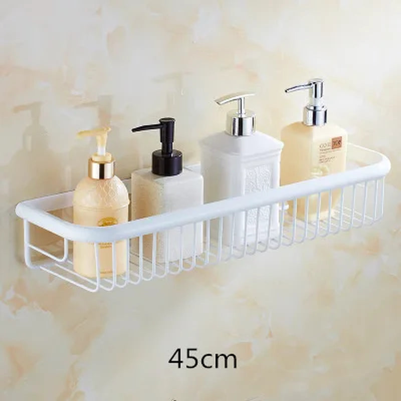 Gold Bathroom Shelf Total Brass Soap Holder 30Cm/45Cm Bathroom Shelves Bathroom Shampoo Holder Basket Bathroom Holder