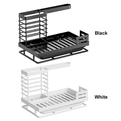 Dish Drying Rack with Drainboard Kitchen Rack Holder Rustproof Kitchen Drain Shelf for Kitchen Counter
