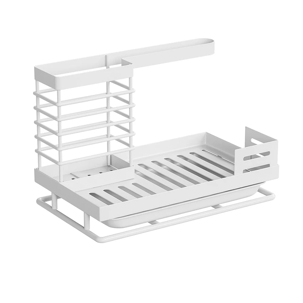 Dish Drying Rack with Drainboard Kitchen Rack Holder Rustproof Kitchen Drain Shelf for Kitchen Counter